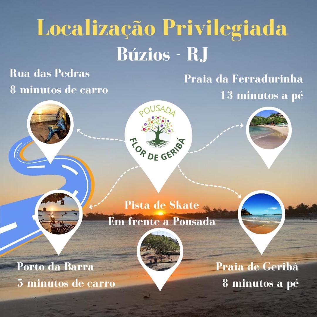 Pousada Flor De Geriba Armacao dos Buzios Bagian luar foto